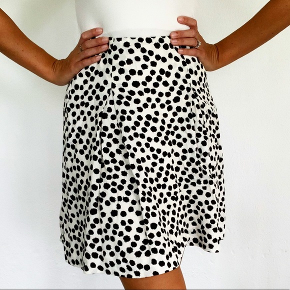 LOFT dalmatian print mini skirt size 0P - Picture 1 of 2